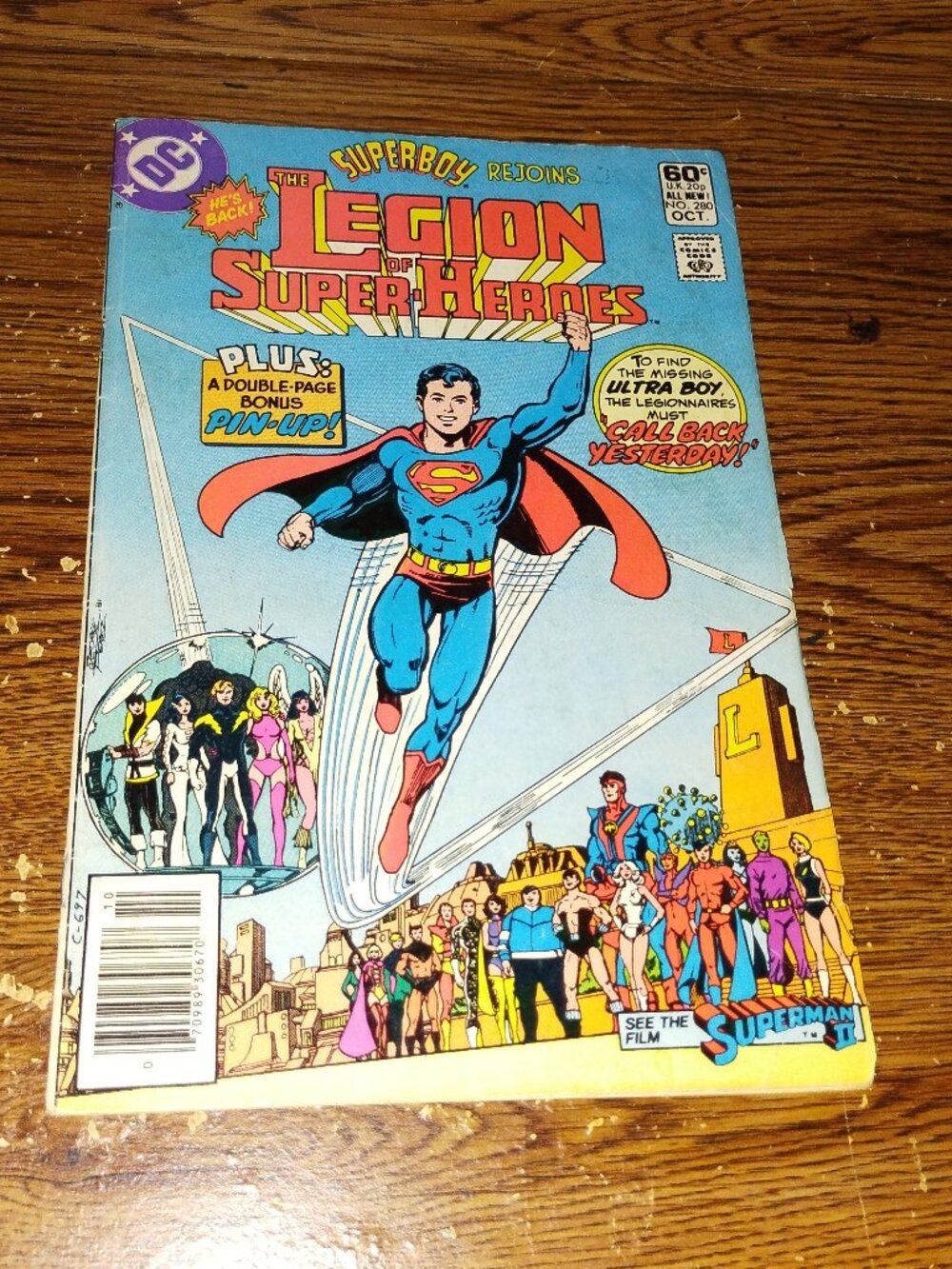 Legion Of Super-Heroes #280 (DC Comics, 1981) Superboy Rejoins
